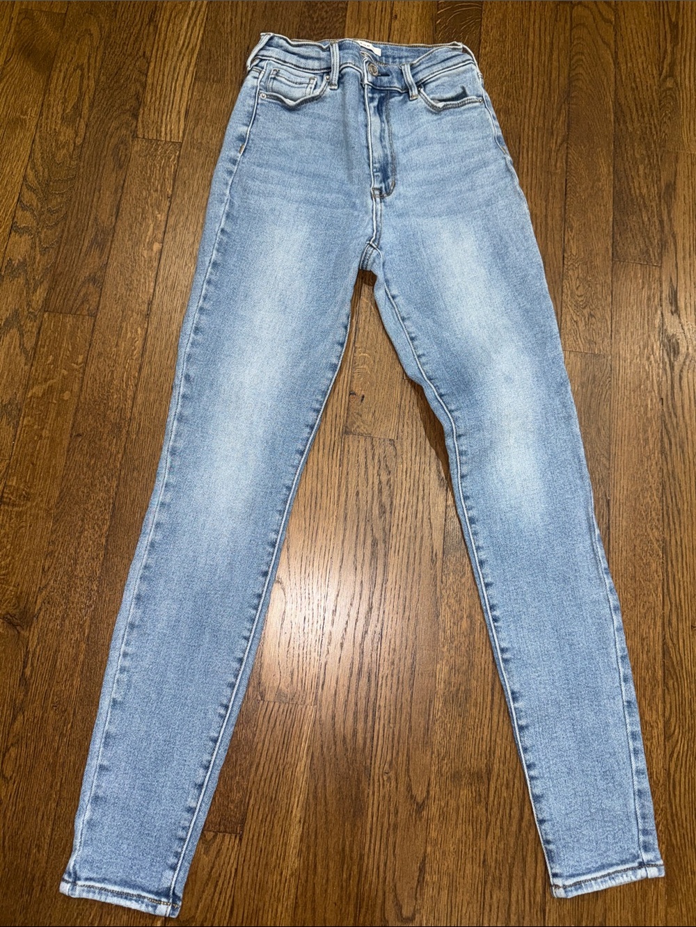 PacSun Light Blue High-Rise Skinny Jeans